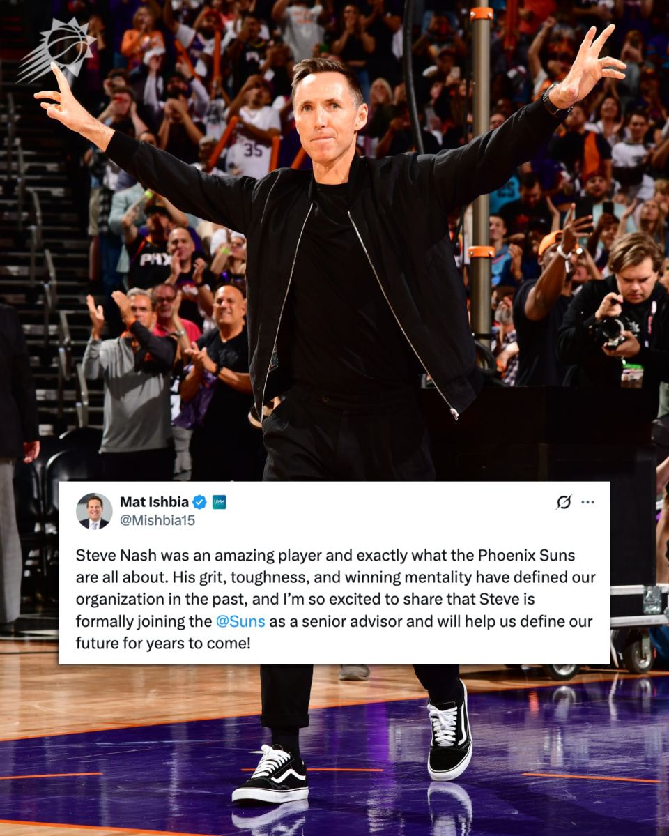 入太阳担任, 请纳什为球